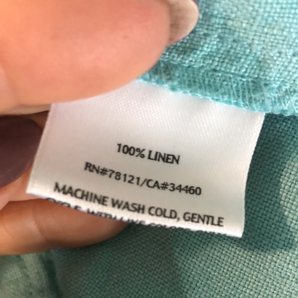 Eileen Fisher 100% Linen Jacket Blazer Notched Collar Back Vent Size Large